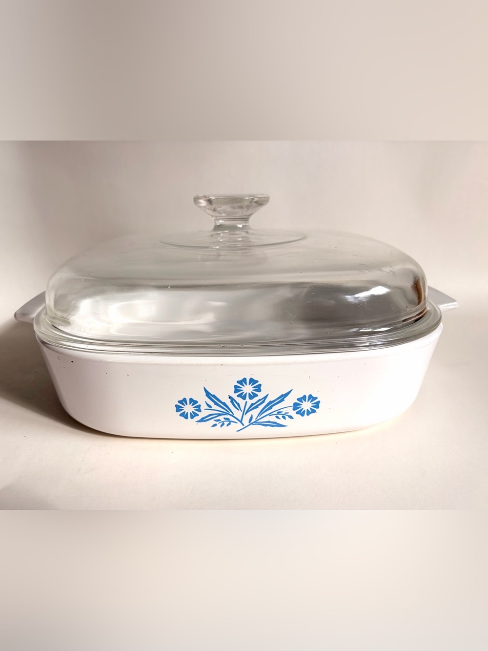 Vintage CorningWare Blue Cornflower A-10-B 2.5 Qt Casserole 18-H Lid